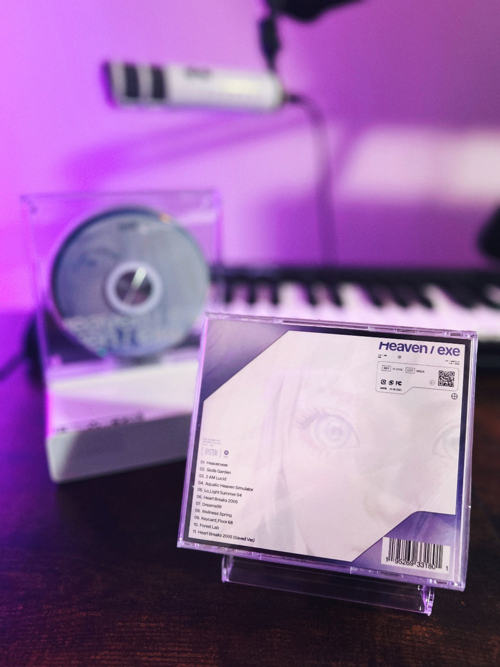 Heaven/EXE CD with jewel case, back cover zoom