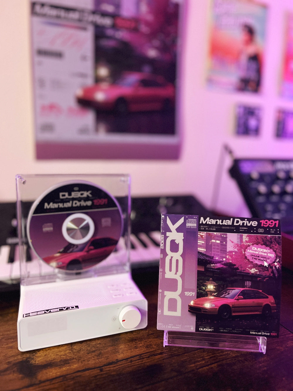 Manual Drive 1991 CD with cardboard jacket, front cover