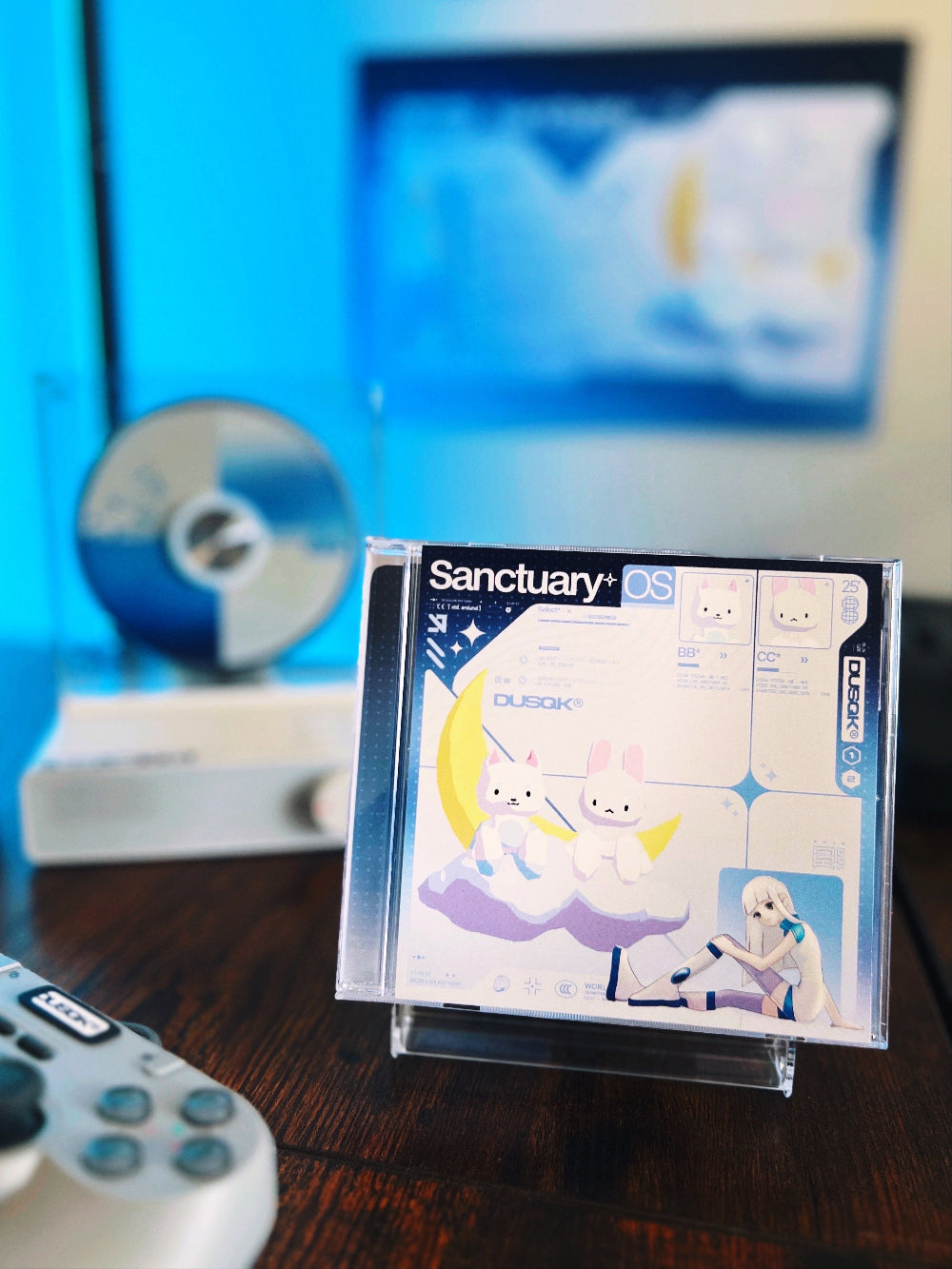 Sanctuary OS CD with jewel case, front cover